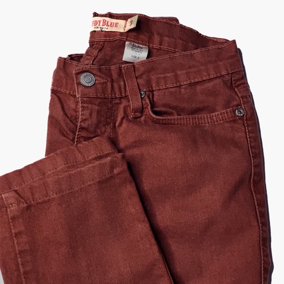 Judy Blue Denim - Judy Blue Skinny Jeans-Size 3-Rust color-EUC
